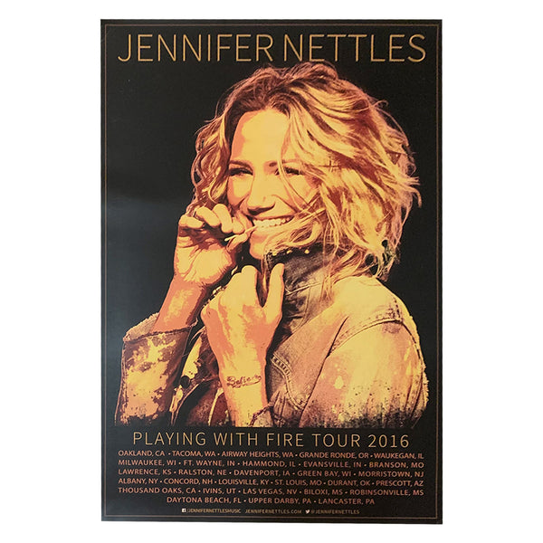 Playing With Fire Tour 2016 Poster
